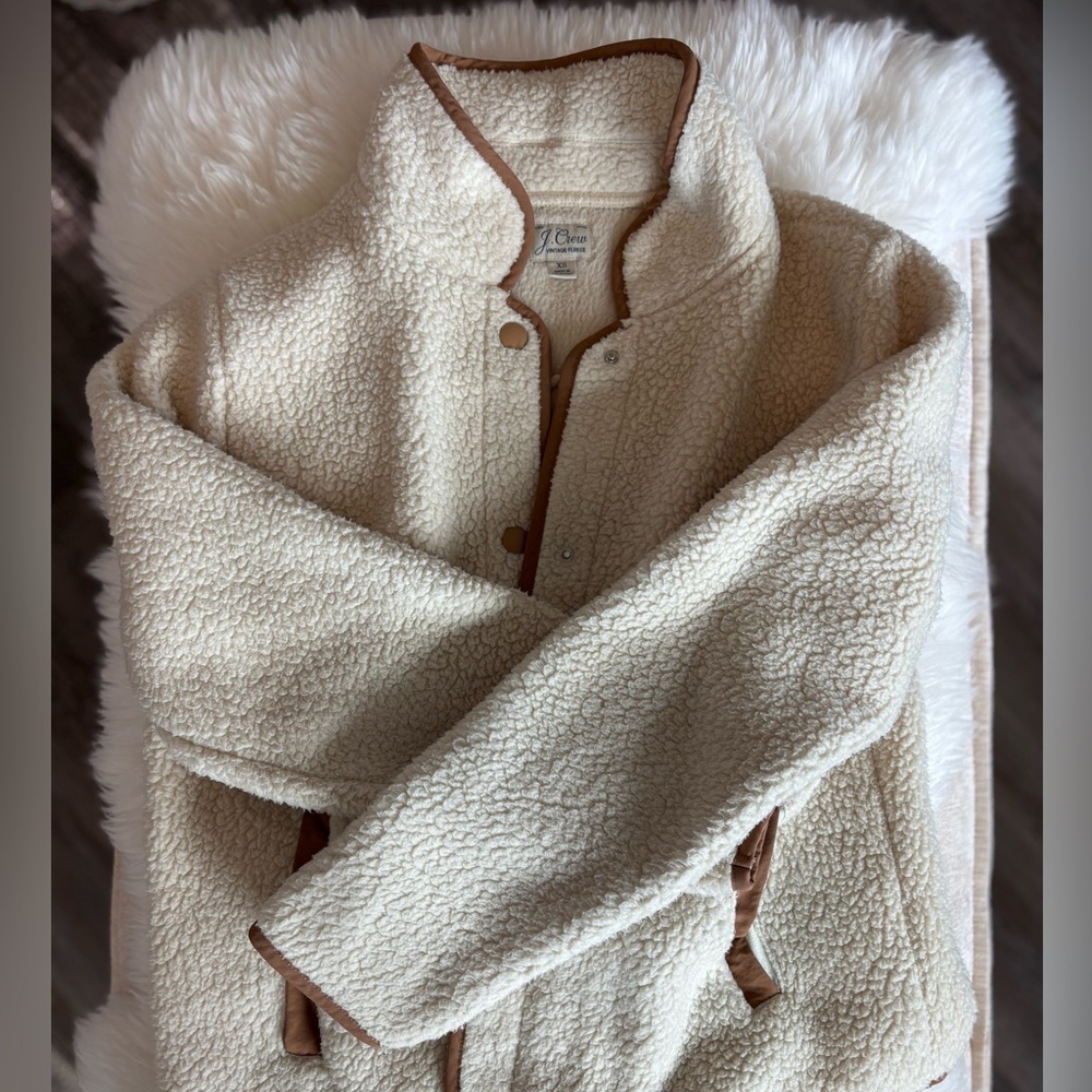 J.Crew Vintage Fleece Sherpa Jacket